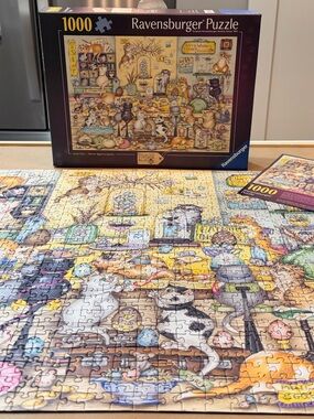 Ravensburger Crazy Cat Easter Puzzle 1000 piece